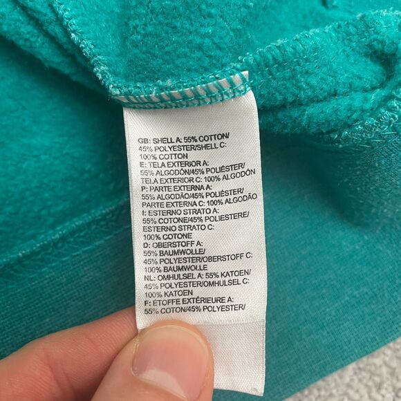 The North Face Pullover Hoodie Sweatshirt Womens Large Green Graphic Casual - Picture 5 of 15